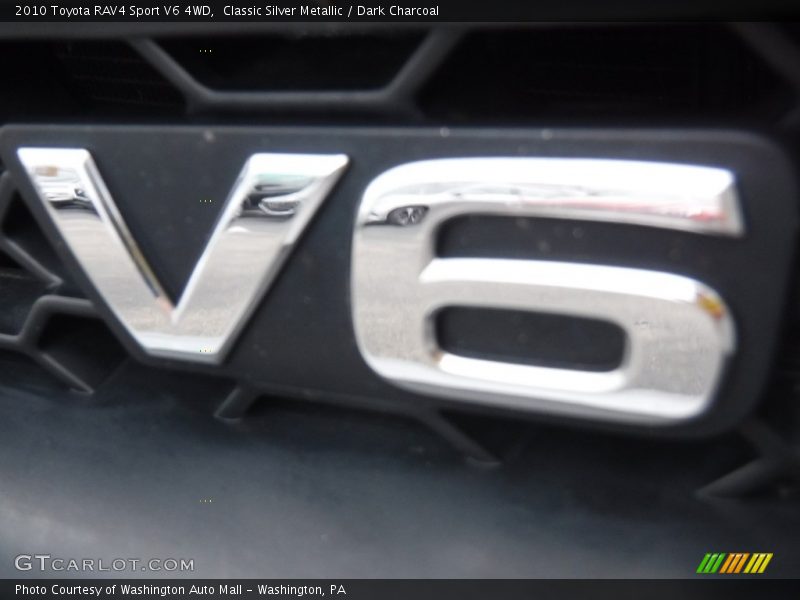 Classic Silver Metallic / Dark Charcoal 2010 Toyota RAV4 Sport V6 4WD