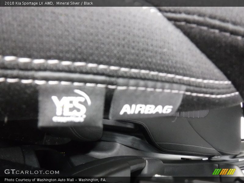 Mineral Silver / Black 2018 Kia Sportage LX AWD