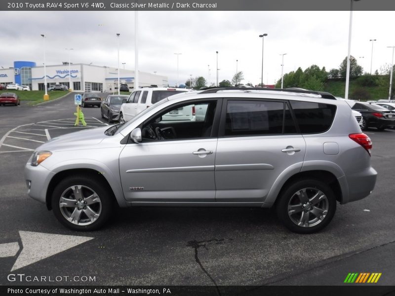 Classic Silver Metallic / Dark Charcoal 2010 Toyota RAV4 Sport V6 4WD