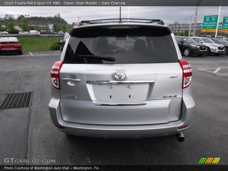 Classic Silver Metallic / Dark Charcoal 2010 Toyota RAV4 Sport V6 4WD