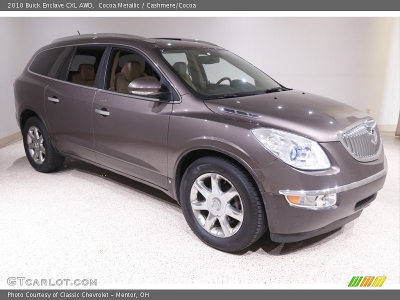 Cocoa Metallic / Cashmere/Cocoa 2010 Buick Enclave CXL AWD