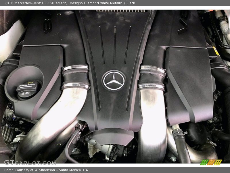 designo Diamond White Metallic / Black 2016 Mercedes-Benz GL 550 4Matic