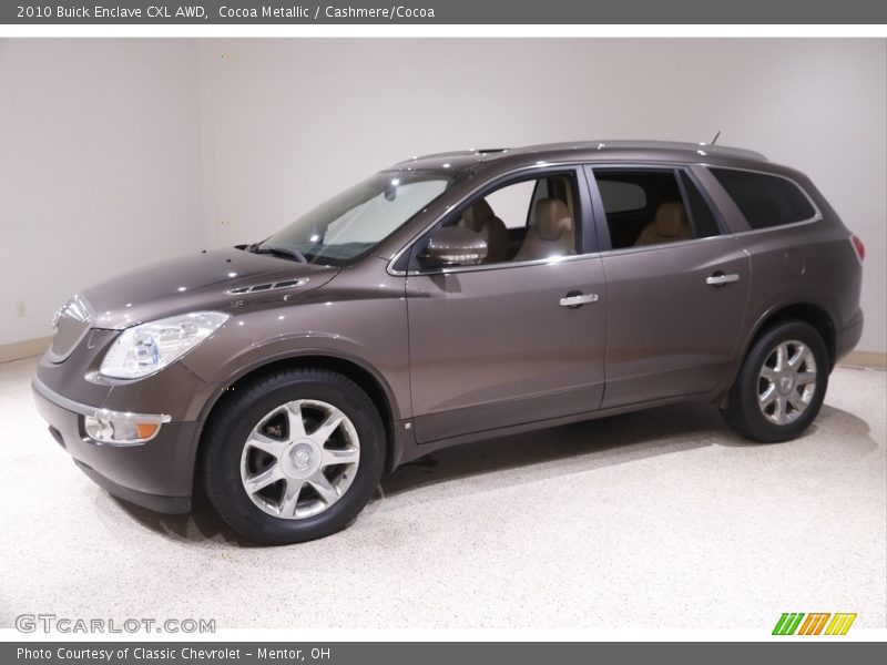 Cocoa Metallic / Cashmere/Cocoa 2010 Buick Enclave CXL AWD