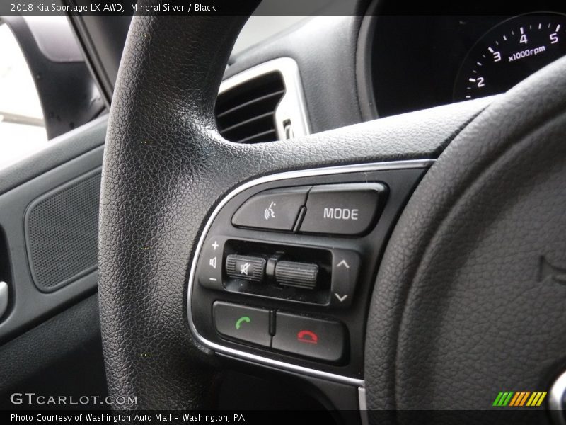 Mineral Silver / Black 2018 Kia Sportage LX AWD