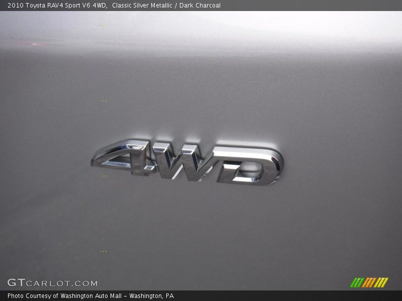 Classic Silver Metallic / Dark Charcoal 2010 Toyota RAV4 Sport V6 4WD