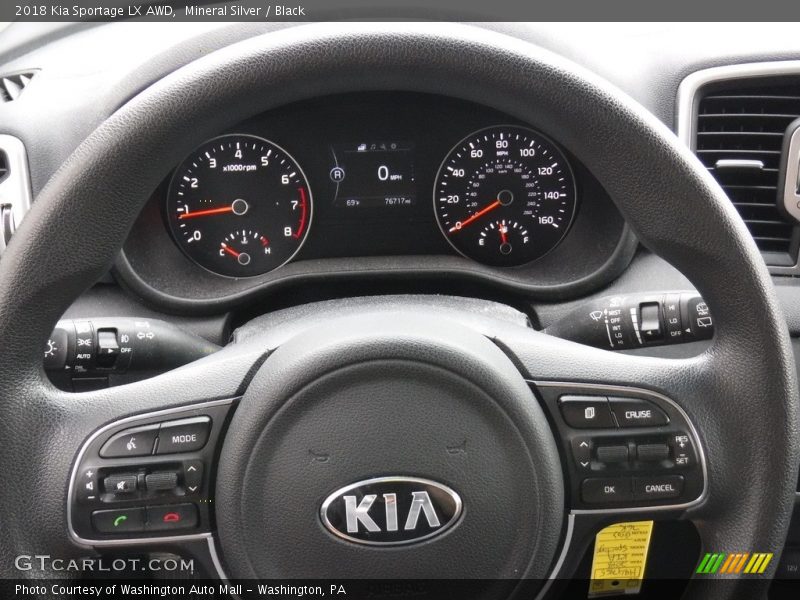 Mineral Silver / Black 2018 Kia Sportage LX AWD