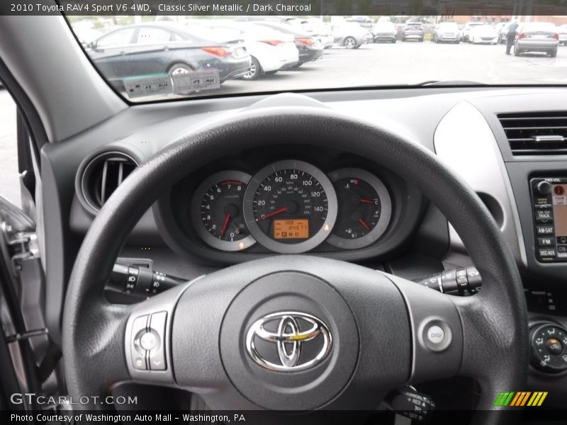 Classic Silver Metallic / Dark Charcoal 2010 Toyota RAV4 Sport V6 4WD