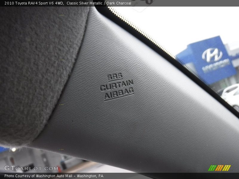 Classic Silver Metallic / Dark Charcoal 2010 Toyota RAV4 Sport V6 4WD