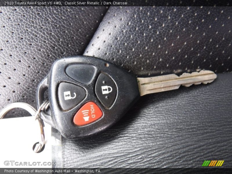 Classic Silver Metallic / Dark Charcoal 2010 Toyota RAV4 Sport V6 4WD