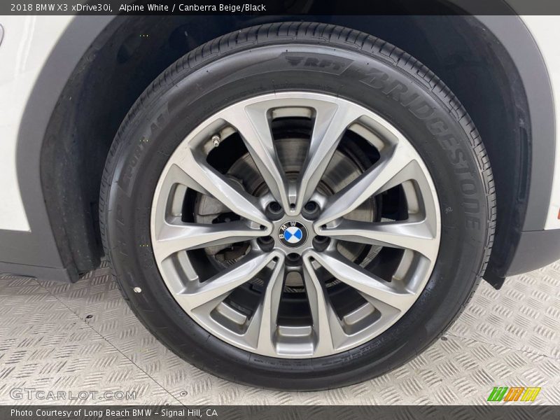 Alpine White / Canberra Beige/Black 2018 BMW X3 xDrive30i