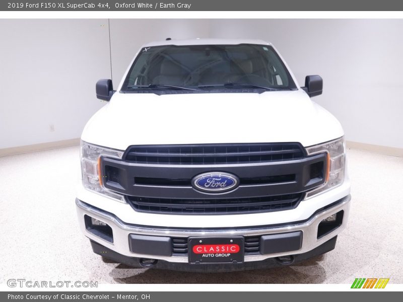 Oxford White / Earth Gray 2019 Ford F150 XL SuperCab 4x4