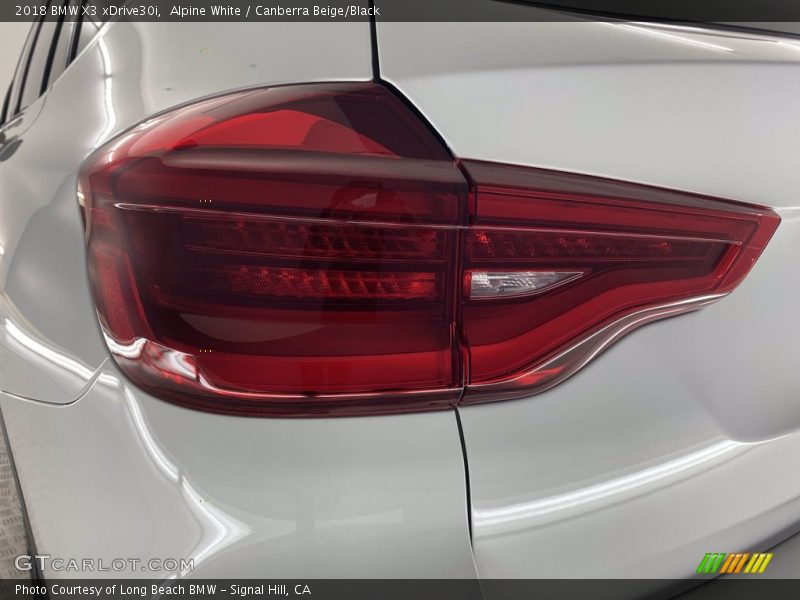 Alpine White / Canberra Beige/Black 2018 BMW X3 xDrive30i