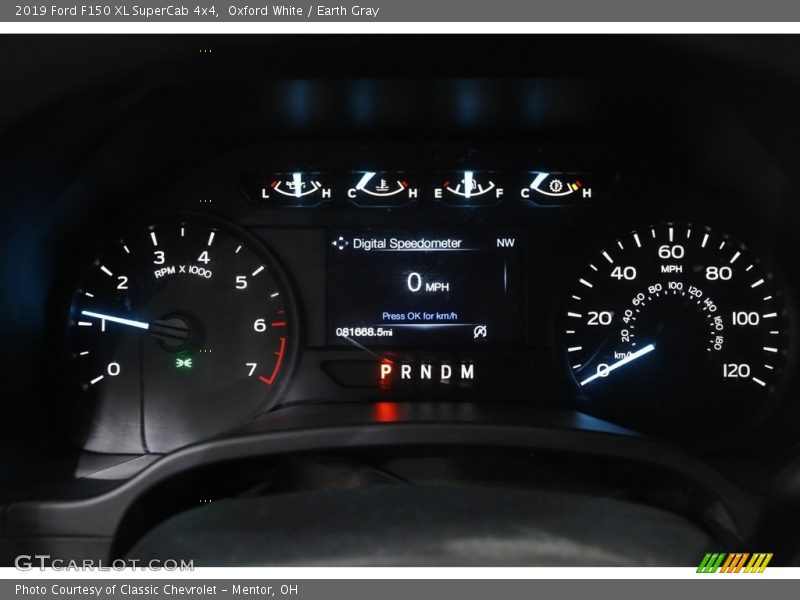 Oxford White / Earth Gray 2019 Ford F150 XL SuperCab 4x4