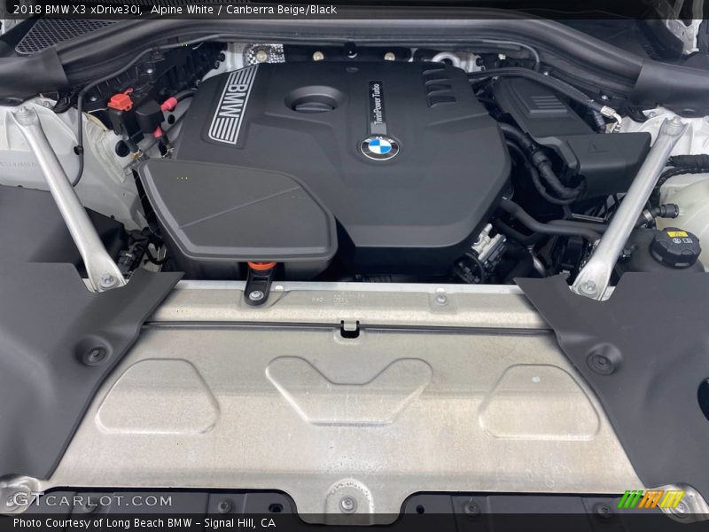 Alpine White / Canberra Beige/Black 2018 BMW X3 xDrive30i