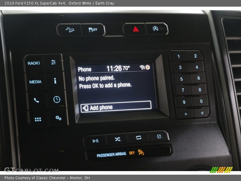 Oxford White / Earth Gray 2019 Ford F150 XL SuperCab 4x4