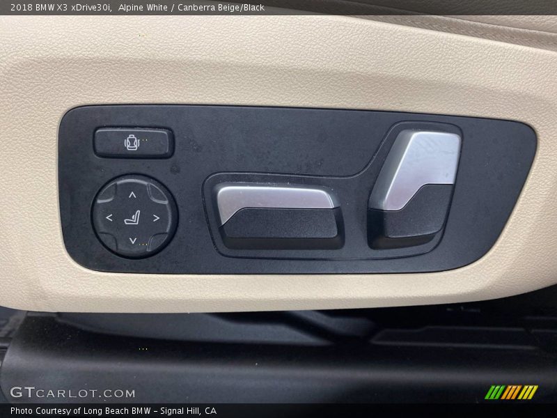 Alpine White / Canberra Beige/Black 2018 BMW X3 xDrive30i