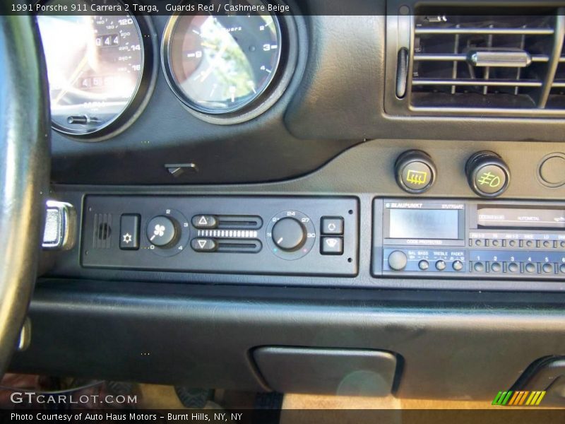 Guards Red / Cashmere Beige 1991 Porsche 911 Carrera 2 Targa