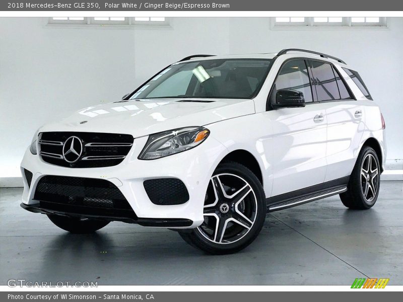 Polar White / Ginger Beige/Espresso Brown 2018 Mercedes-Benz GLE 350