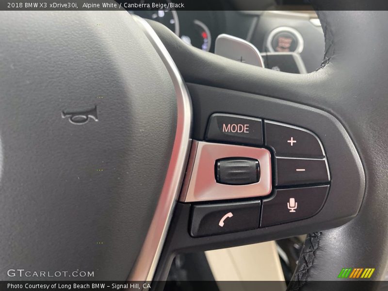 Alpine White / Canberra Beige/Black 2018 BMW X3 xDrive30i