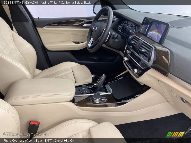 Alpine White / Canberra Beige/Black 2018 BMW X3 xDrive30i