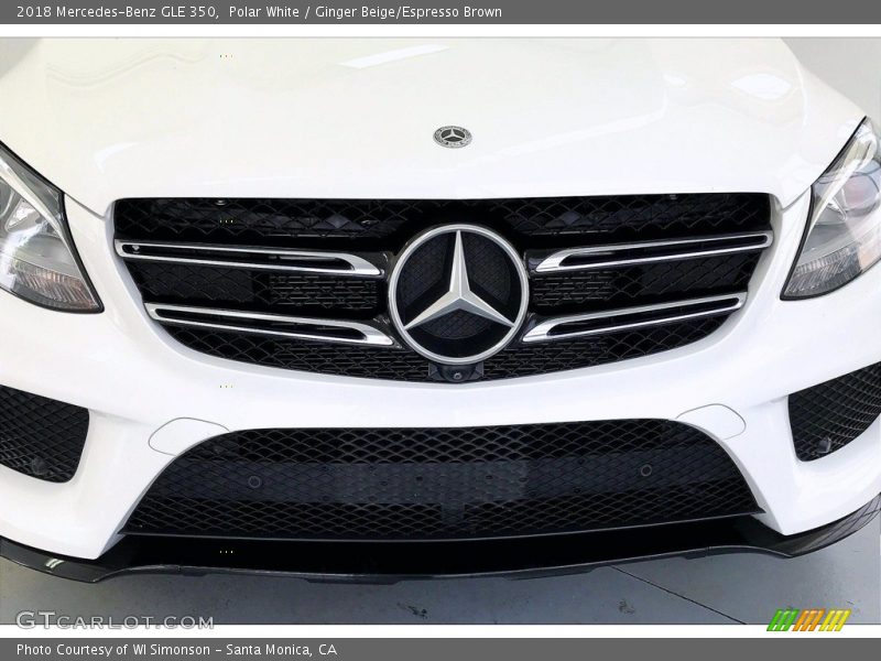 Polar White / Ginger Beige/Espresso Brown 2018 Mercedes-Benz GLE 350