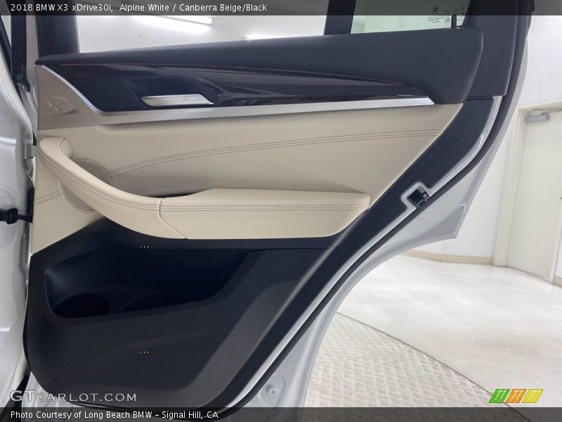 Alpine White / Canberra Beige/Black 2018 BMW X3 xDrive30i