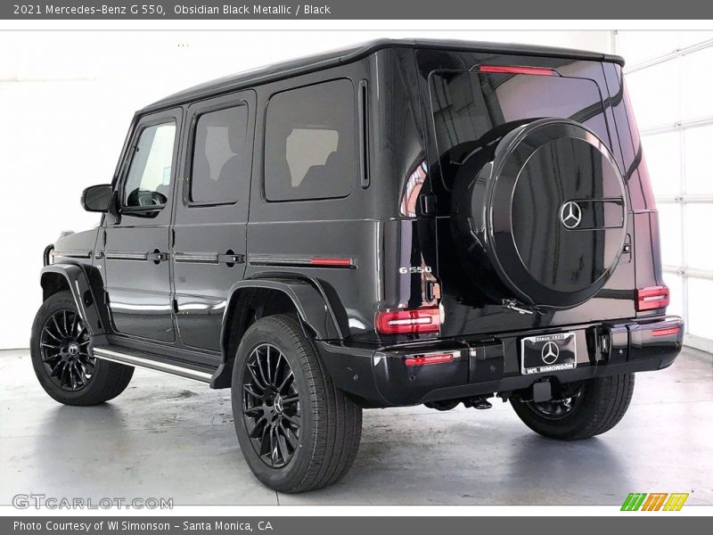 Obsidian Black Metallic / Black 2021 Mercedes-Benz G 550