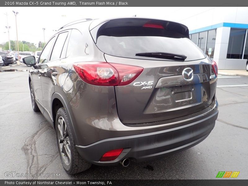 Titanium Flash Mica / Black 2016 Mazda CX-5 Grand Touring AWD