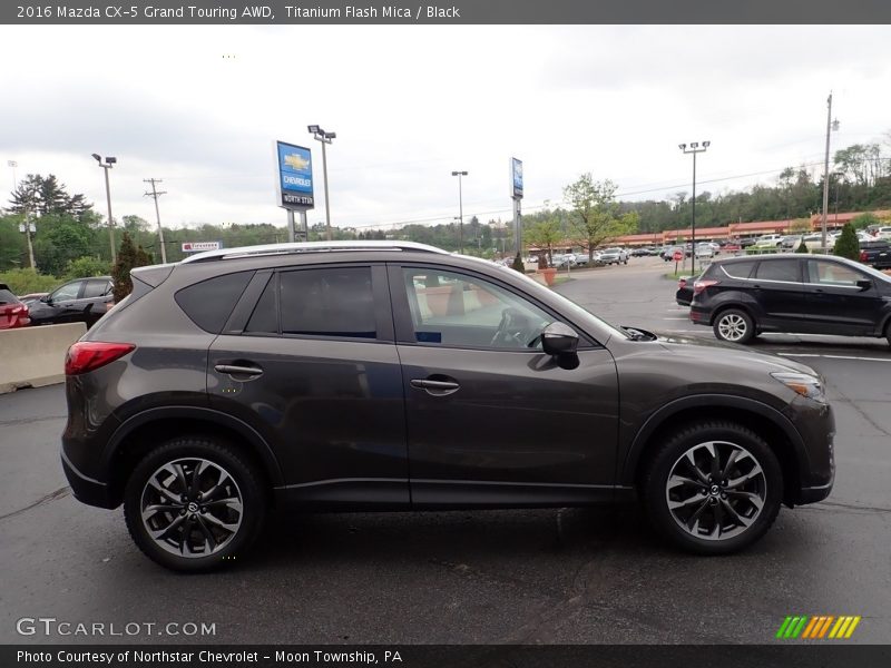 Titanium Flash Mica / Black 2016 Mazda CX-5 Grand Touring AWD