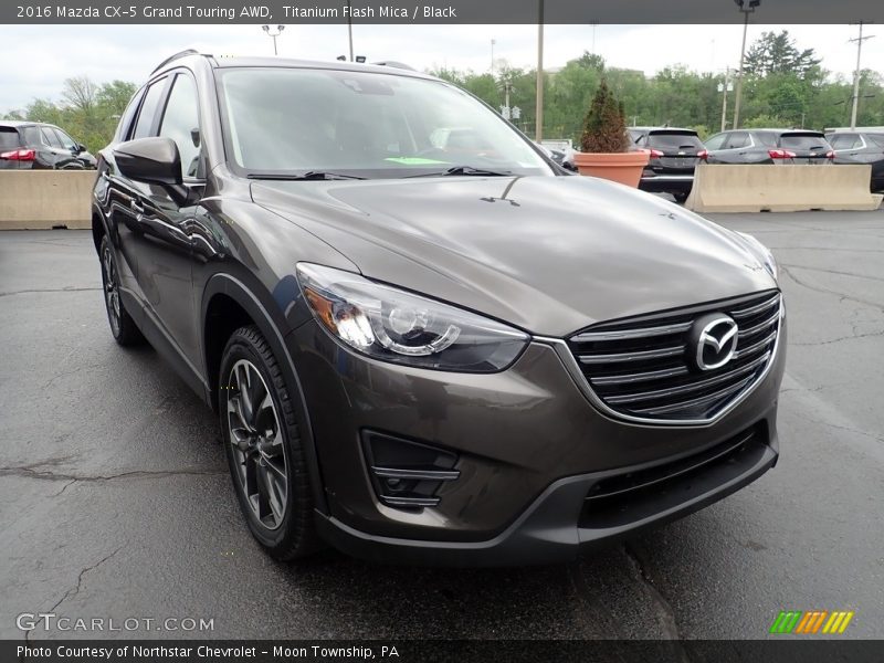 Titanium Flash Mica / Black 2016 Mazda CX-5 Grand Touring AWD