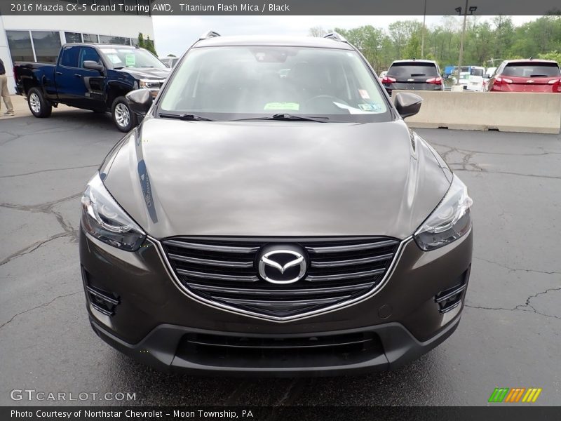 Titanium Flash Mica / Black 2016 Mazda CX-5 Grand Touring AWD