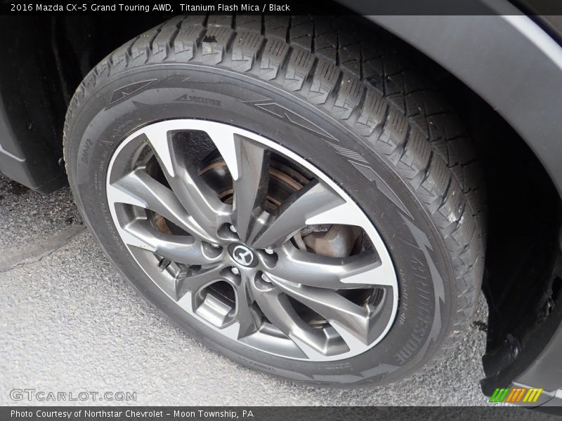 Titanium Flash Mica / Black 2016 Mazda CX-5 Grand Touring AWD