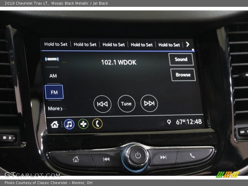 Mosaic Black Metallic / Jet Black 2019 Chevrolet Trax LT