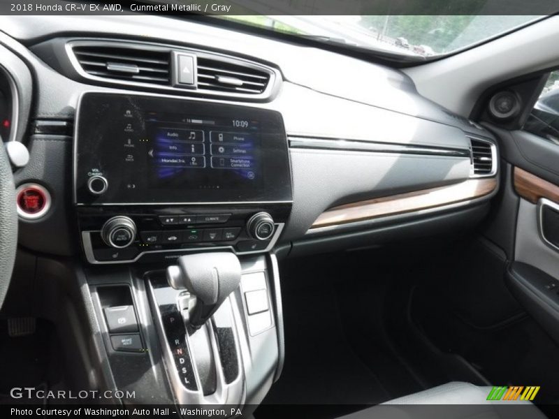 Gunmetal Metallic / Gray 2018 Honda CR-V EX AWD