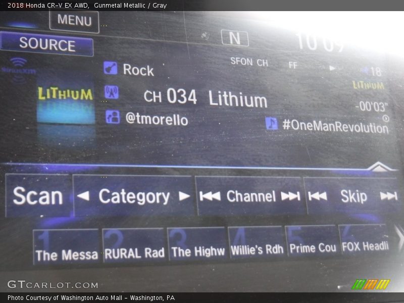 Gunmetal Metallic / Gray 2018 Honda CR-V EX AWD