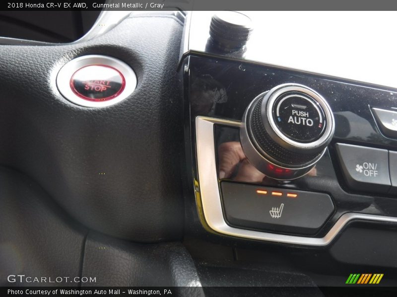 Gunmetal Metallic / Gray 2018 Honda CR-V EX AWD