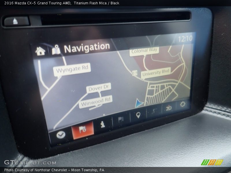 Titanium Flash Mica / Black 2016 Mazda CX-5 Grand Touring AWD