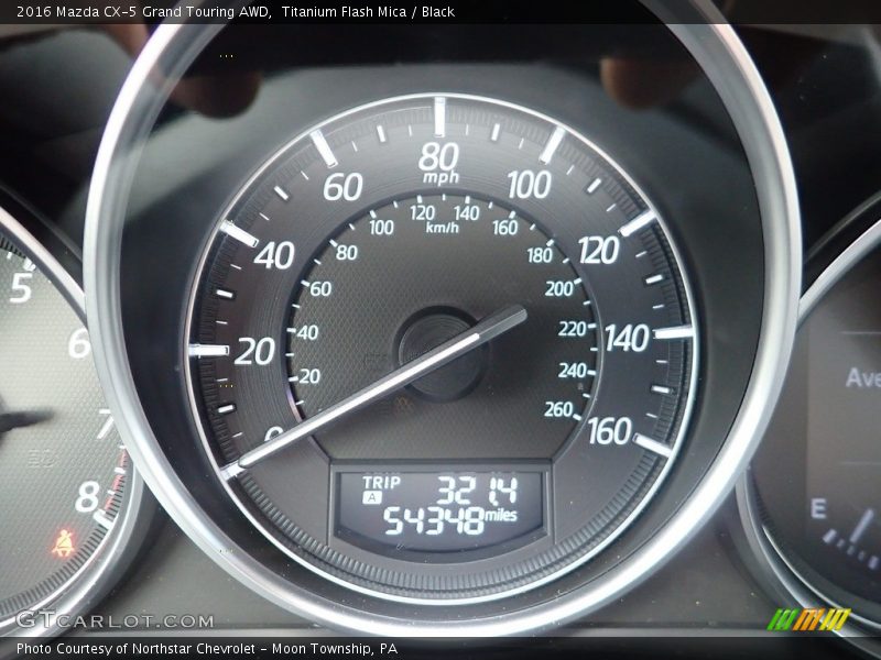 Titanium Flash Mica / Black 2016 Mazda CX-5 Grand Touring AWD