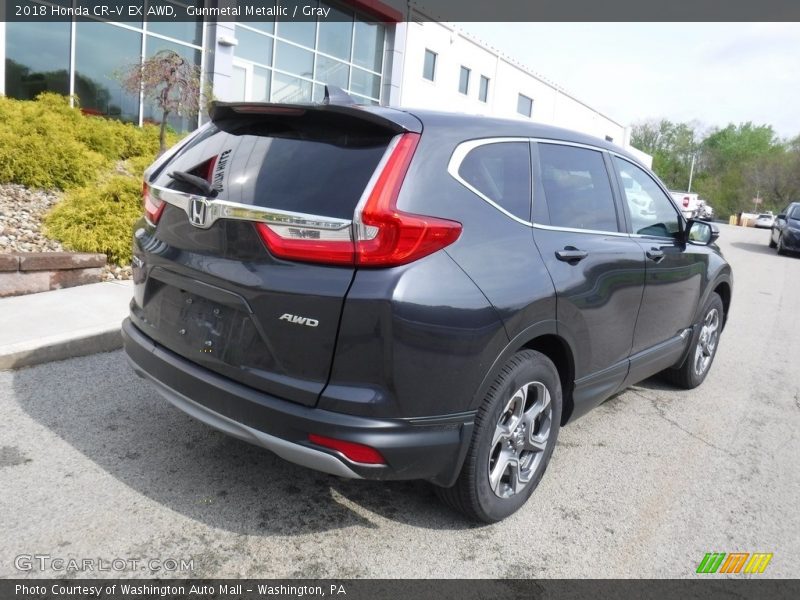 Gunmetal Metallic / Gray 2018 Honda CR-V EX AWD