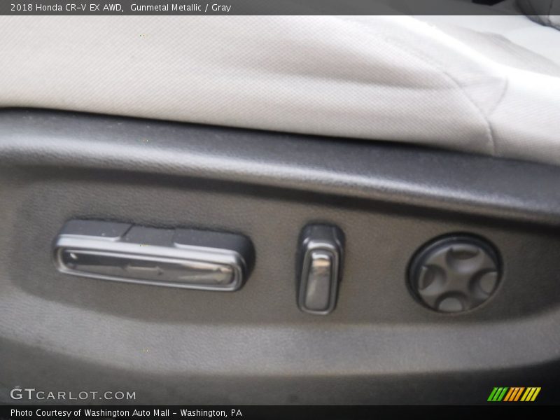 Gunmetal Metallic / Gray 2018 Honda CR-V EX AWD