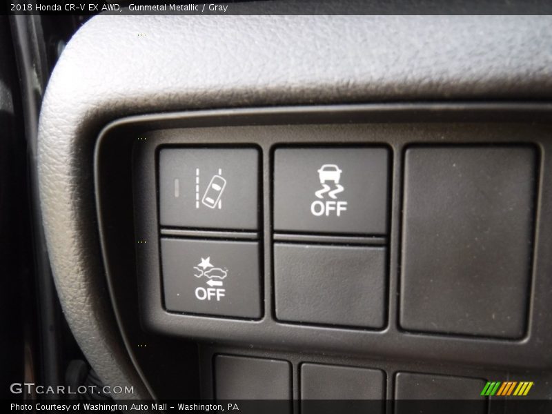 Gunmetal Metallic / Gray 2018 Honda CR-V EX AWD