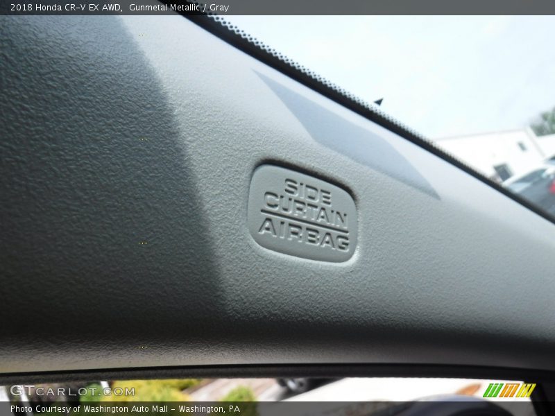 Gunmetal Metallic / Gray 2018 Honda CR-V EX AWD
