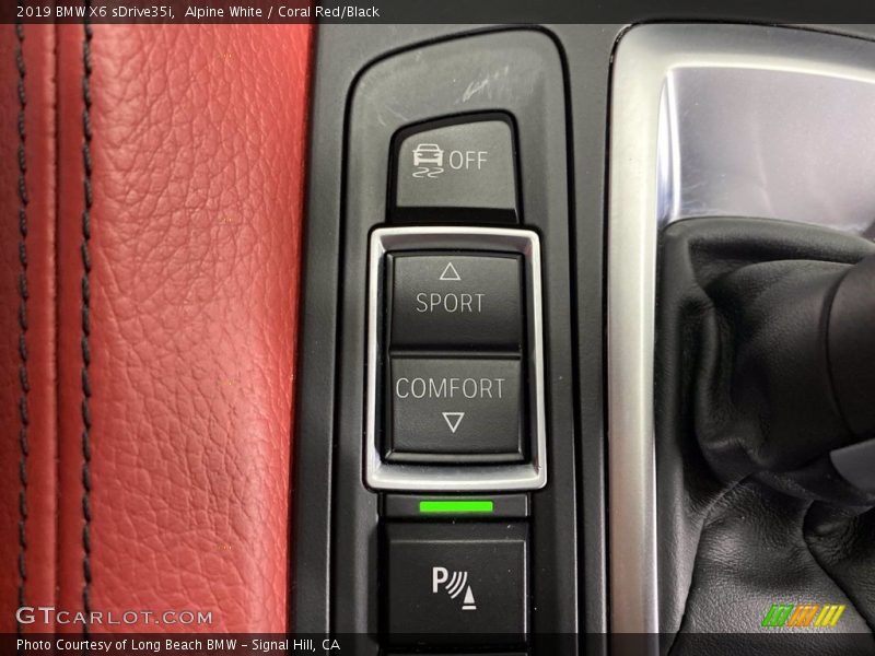 Controls of 2019 X6 sDrive35i