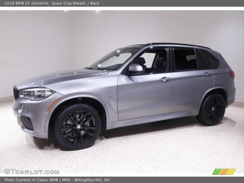 Space Gray Metallic / Black 2018 BMW X5 xDrive50i