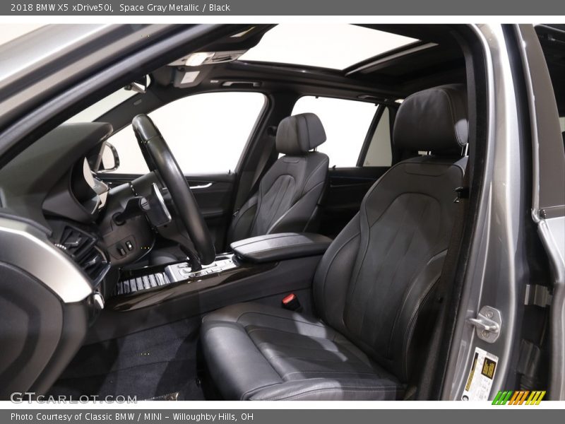 Space Gray Metallic / Black 2018 BMW X5 xDrive50i