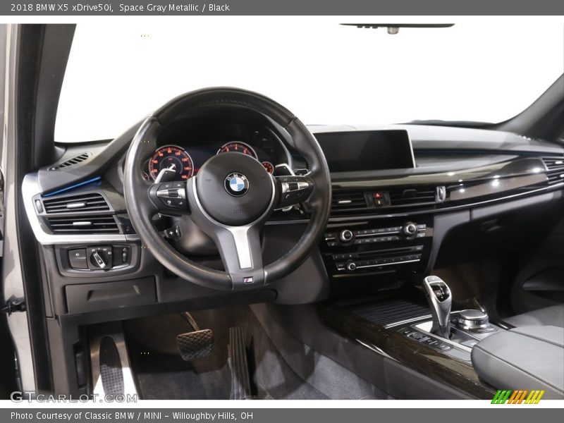 Space Gray Metallic / Black 2018 BMW X5 xDrive50i