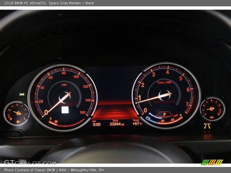 Space Gray Metallic / Black 2018 BMW X5 xDrive50i