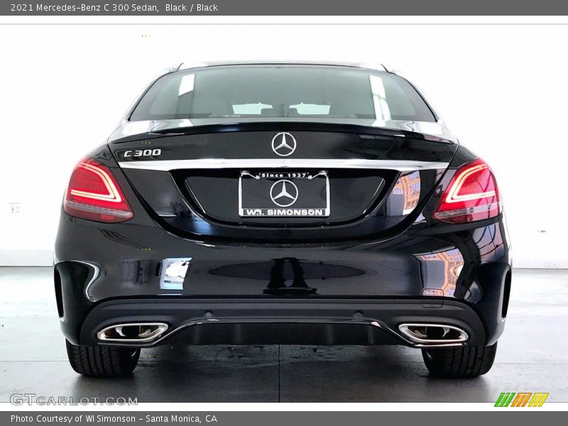 Black / Black 2021 Mercedes-Benz C 300 Sedan