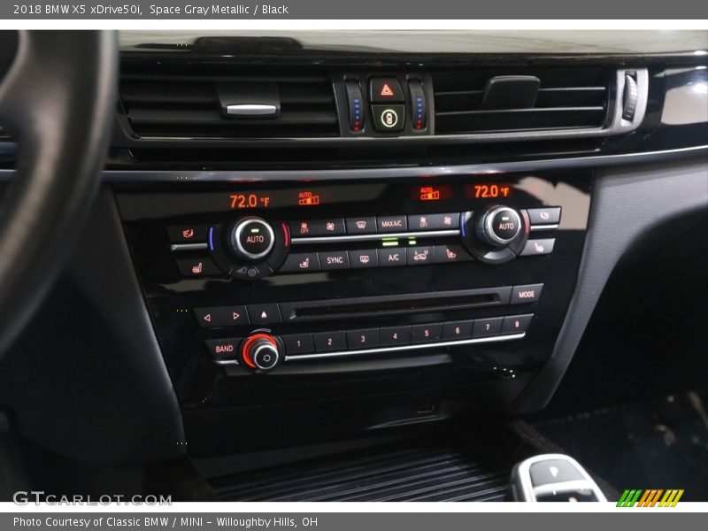 Space Gray Metallic / Black 2018 BMW X5 xDrive50i