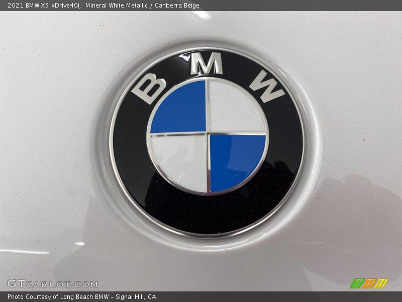 Mineral White Metallic / Canberra Beige 2021 BMW X5 xDrive40i